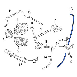 Audi OE - Power Steering Return Hose