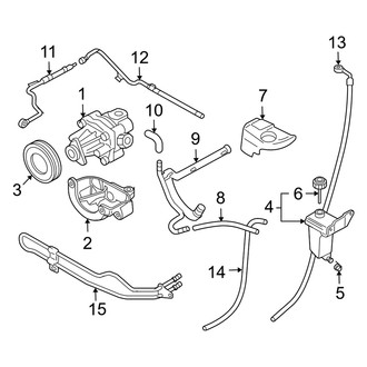Audi OE - Steering Gear & Linkage - Pump & Hoses (Cabriolet 3.0L)