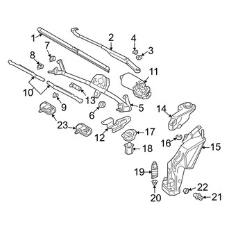 Audi OE - Windshield - Wiper & Washer Components