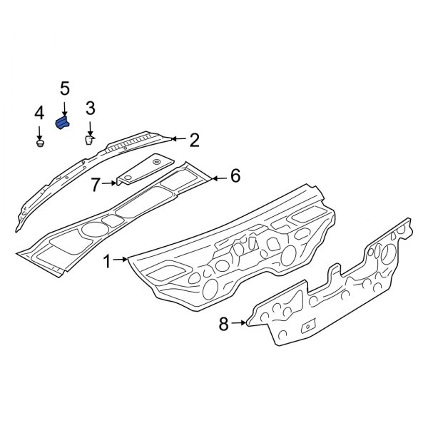 Cowl Cover Clip