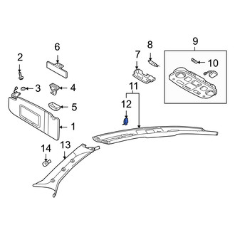Audi OE - Headliner Clip