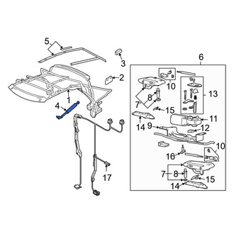 Audi OE - Convertible Top Hydraulic Cylinder