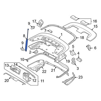 Audi OE - Convertible Top Hydraulic Cylinder