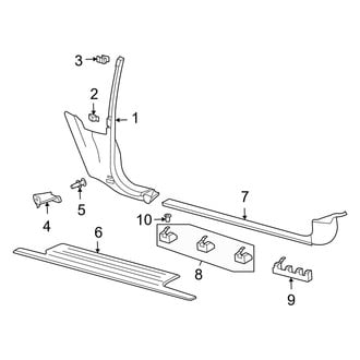 Audi OE - Pillars, Rocker & Floor - Interior Trim (Convertible)