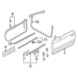 Audi OE - Door Seal Clip