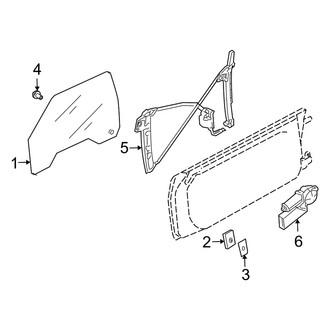 Audi OE - Door - Glass & Hardware (Convertible)