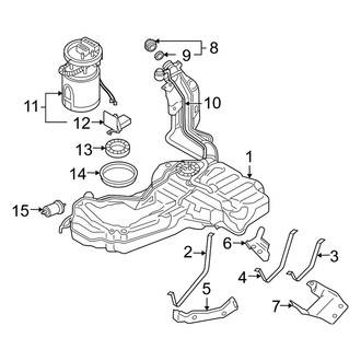 Audi OE - Fuel System Components (Cabriolet)