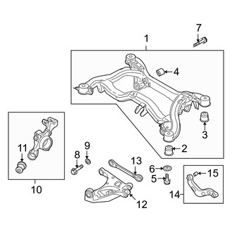 Audi OE - Rear Suspension - Suspension Components (Cabriolet)