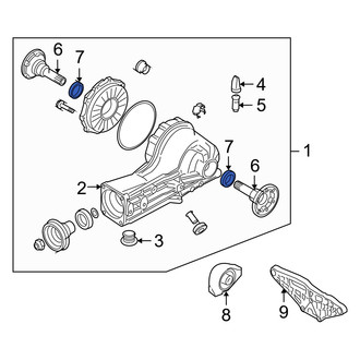 Audi OE - Rear Differential Drive Pinion Oil Deflector