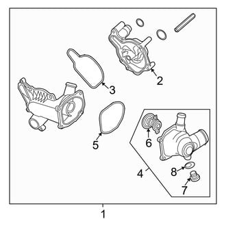 Audi OE - Cooling - Water Pump (Convertible)