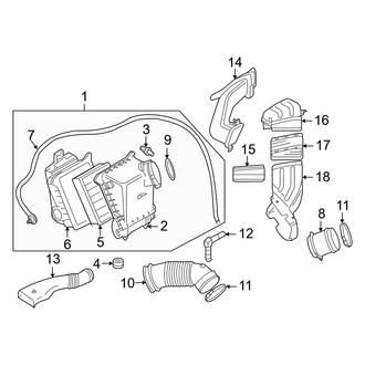 Audi OE - Engine / Transaxle - Air Intake (Convertible)
