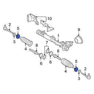 Audi OE - Outer Rack and Pinion Bellows Clamp