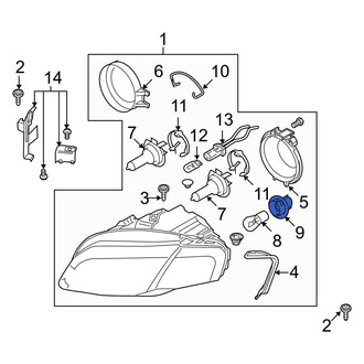 Audi OE - Front Turn Signal Light Socket