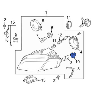 Audi OE - Front Turn Signal Light Socket