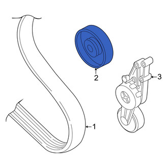 Audi OE - Accessory Drive Belt Idler Pulley