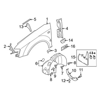 Audi OE - Fender & Components (Convertible)
