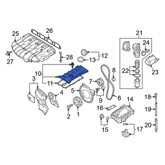 Audi OE - Engine Valve Cover