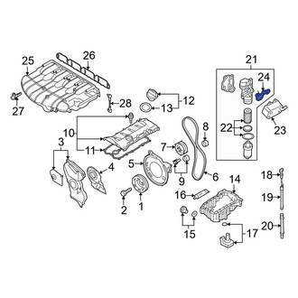 Audi OE - Engine Oil Cooler Gasket