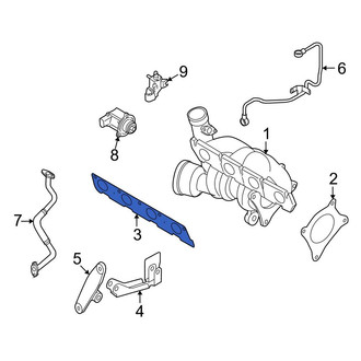 Audi OE - Turbocharger Gasket