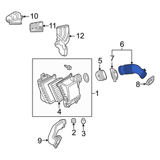 Audi OE - Engine Air Intake Hose