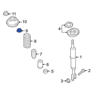 Audi OE - Suspension Strut Mount Washer