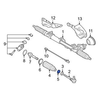 Audi OE - Outer Rack and Pinion Bellows Clamp