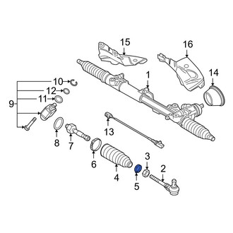 Audi OE - Outer Rack and Pinion Bellows Clamp