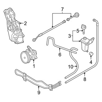 Audi OE - Steering Gear & Linkage - Pump & Hoses (Cabriolet 2.0L Gas)