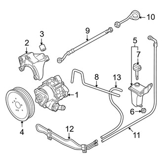 Audi OE - Steering Gear & Linkage - Pump & Hoses (Cabriolet 3.2L)