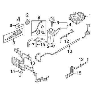 Audi OE - Steering Gear & Linkage - Pump & Hoses (Cabriolet)
