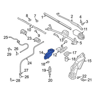 Audi OE - Lower Washer Fluid Reservoir