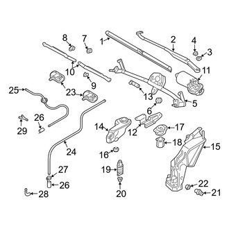 Audi OE - Windshield - Wiper & Washer Components