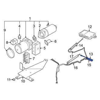 Audi OE - Convertible Top Hydraulic Cylinder