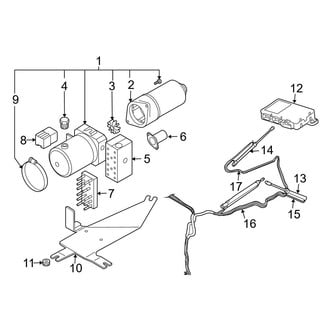 Audi OE - Convertible/Soft Top - Motor & Components (Convertible)
