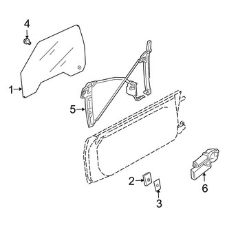 Audi OE - Door - Glass & Hardware (Cabriolet)