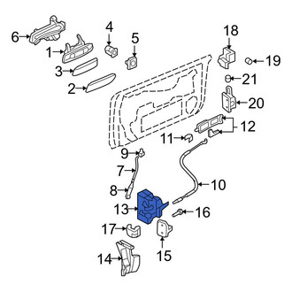Audi OE - Front Right Door Lock Actuator Motor