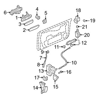 Audi OE - Door - Lock & Hardware (Convertible)