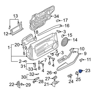 Audi OE - Front Right Door Window Switch
