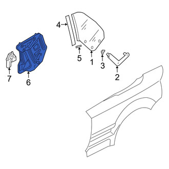 Audi OE - Rear Right Window Regulator