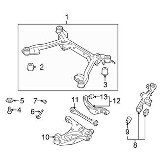 Audi OE - Rear Suspension - Suspension Components (Cabriolet)