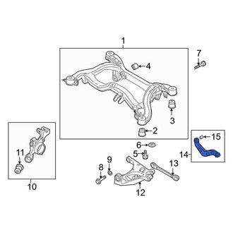 Audi OE - Rear Right Upper Suspension Control Arm