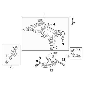 Audi OE - Rear Suspension - Suspension Components (Cabriolet)