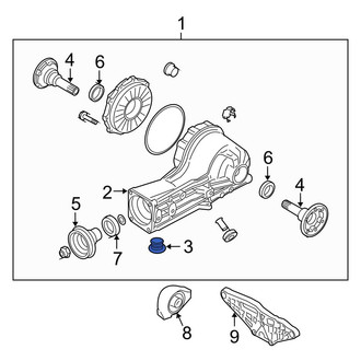 Audi OE - Rear Differential Drain Plug
