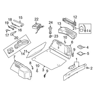 Audi OE - Rear Body & Floor - Interior Trim (Convertible)