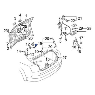 Audi OE - Front Right Door Lock Actuator Motor