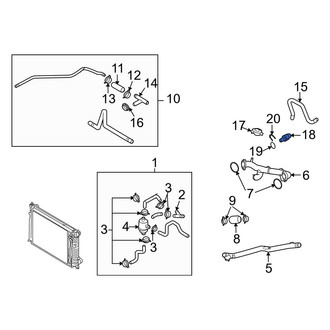 Audi OE - Engine Coolant Temperature Sensor