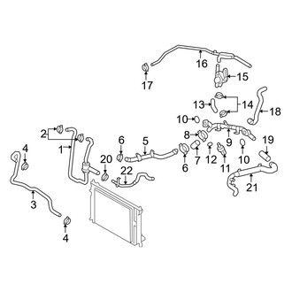 Audi OE - Cooling - Hoses & Pipes (Supply), (Cabriolet)