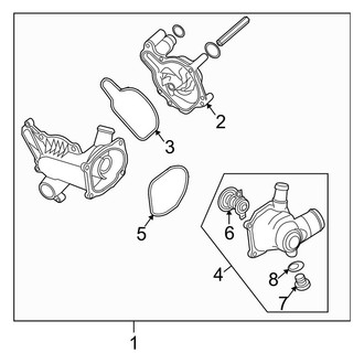 Audi OE - Cooling - Water Pump (Convertible)