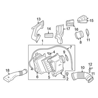 Audi OE - Engine / Transaxle - Air Intake (Convertible)