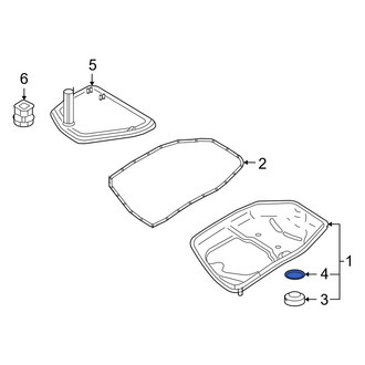 Audi OE - Automatic Transmission Drain Plug Gasket